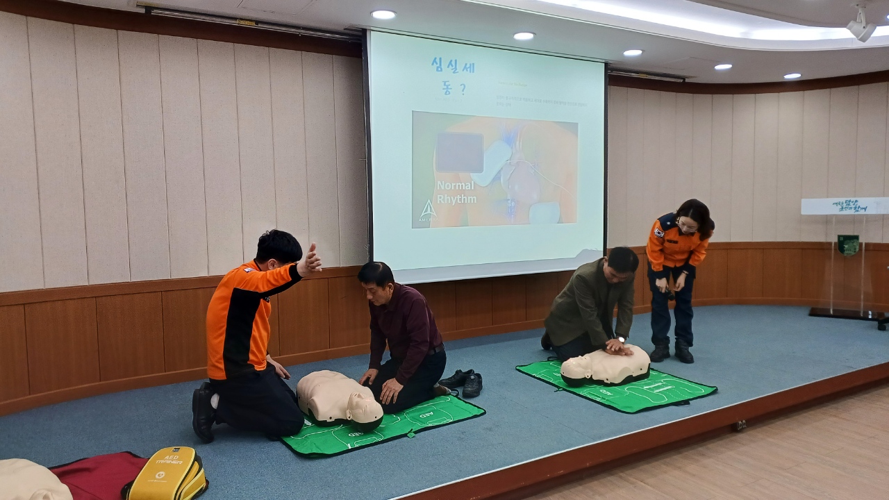 담양군, 농촌지도자회 대의원 40명 대상 심폐소생술 교육 추진