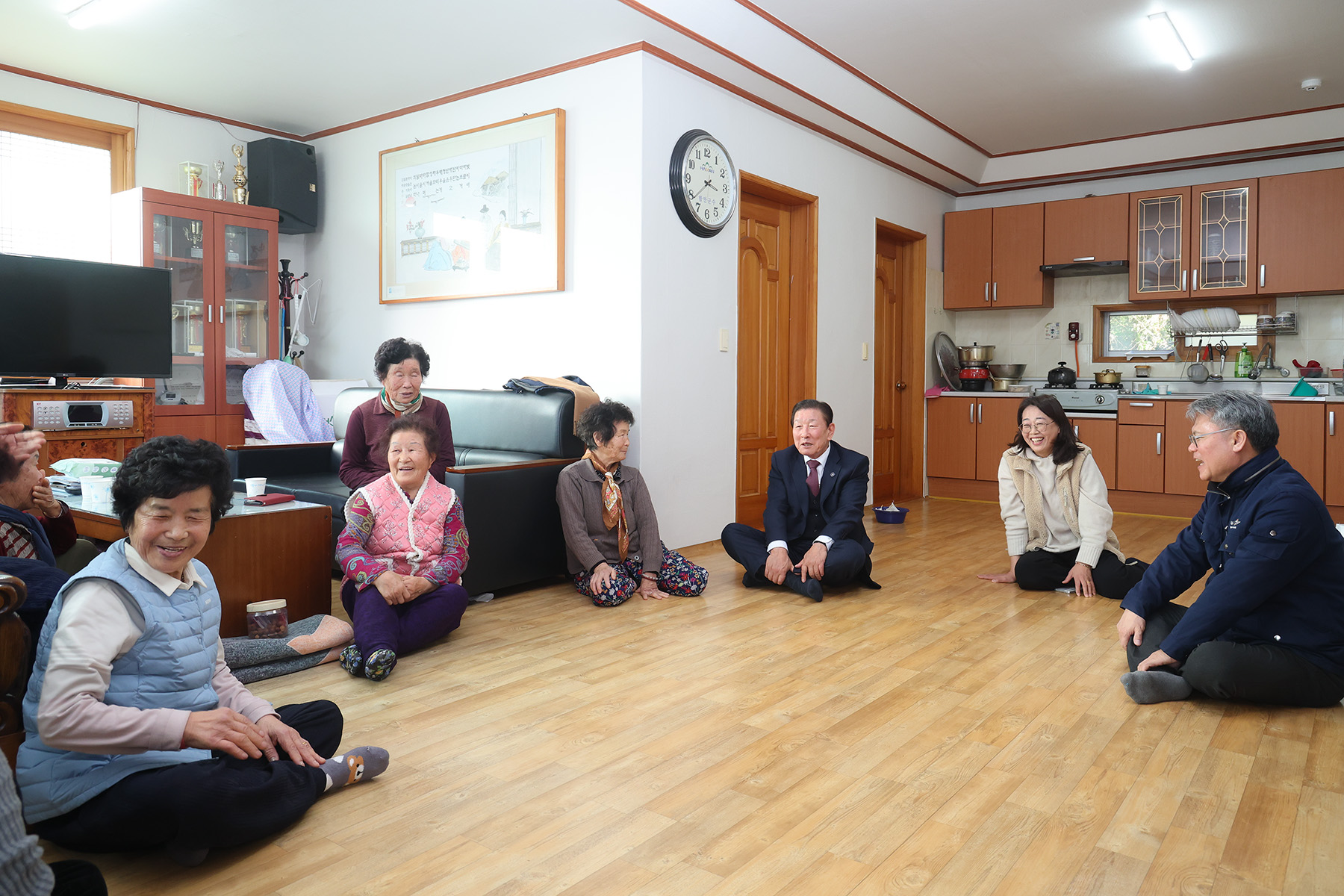 조근제 함안군수, 한파쉼터 방문 점검 나서