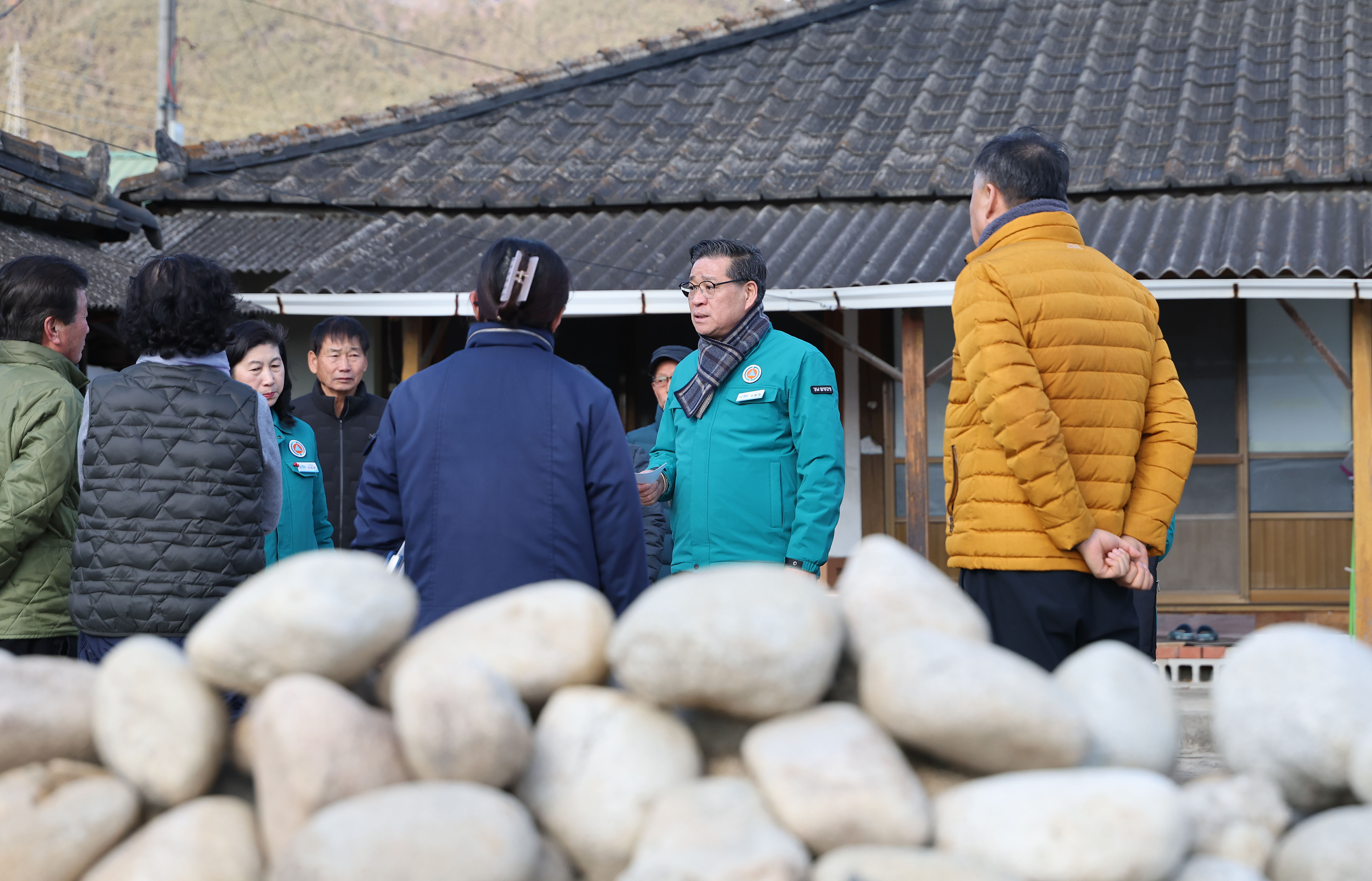 진병영 함양군수, 지속되는 한파에 민생 현장점검 나서