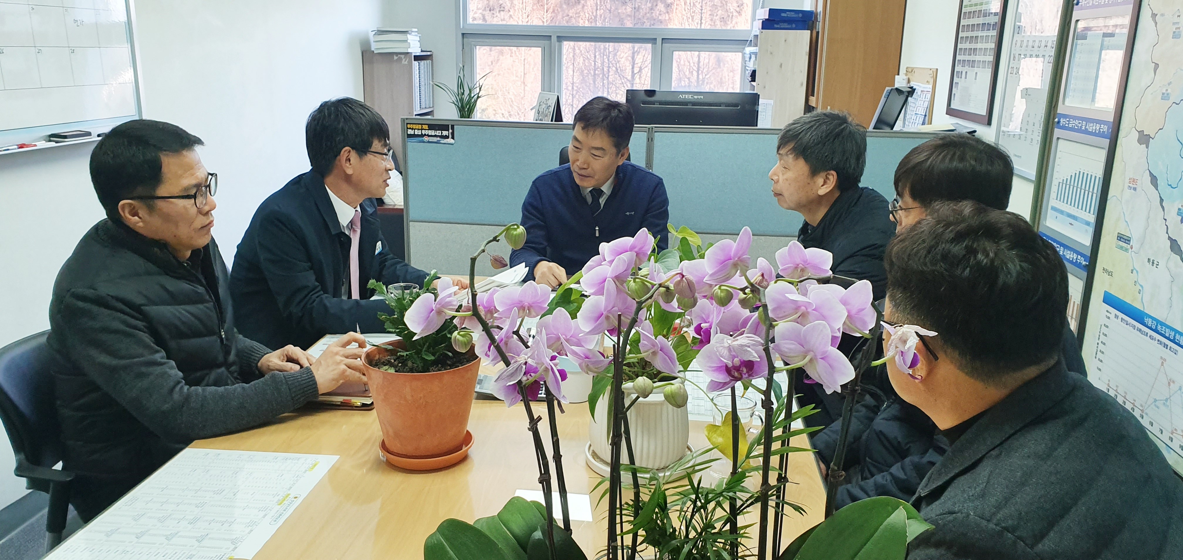 함양군 상하수도분야 예산확보 등 업무협의 위해 경남도 방문