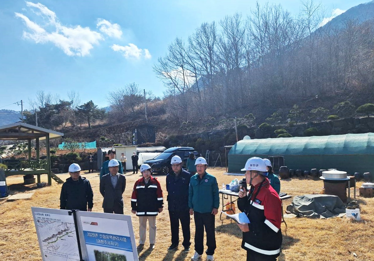 함안군수, 해빙기 안전사고 예방 취약시설 중점점검