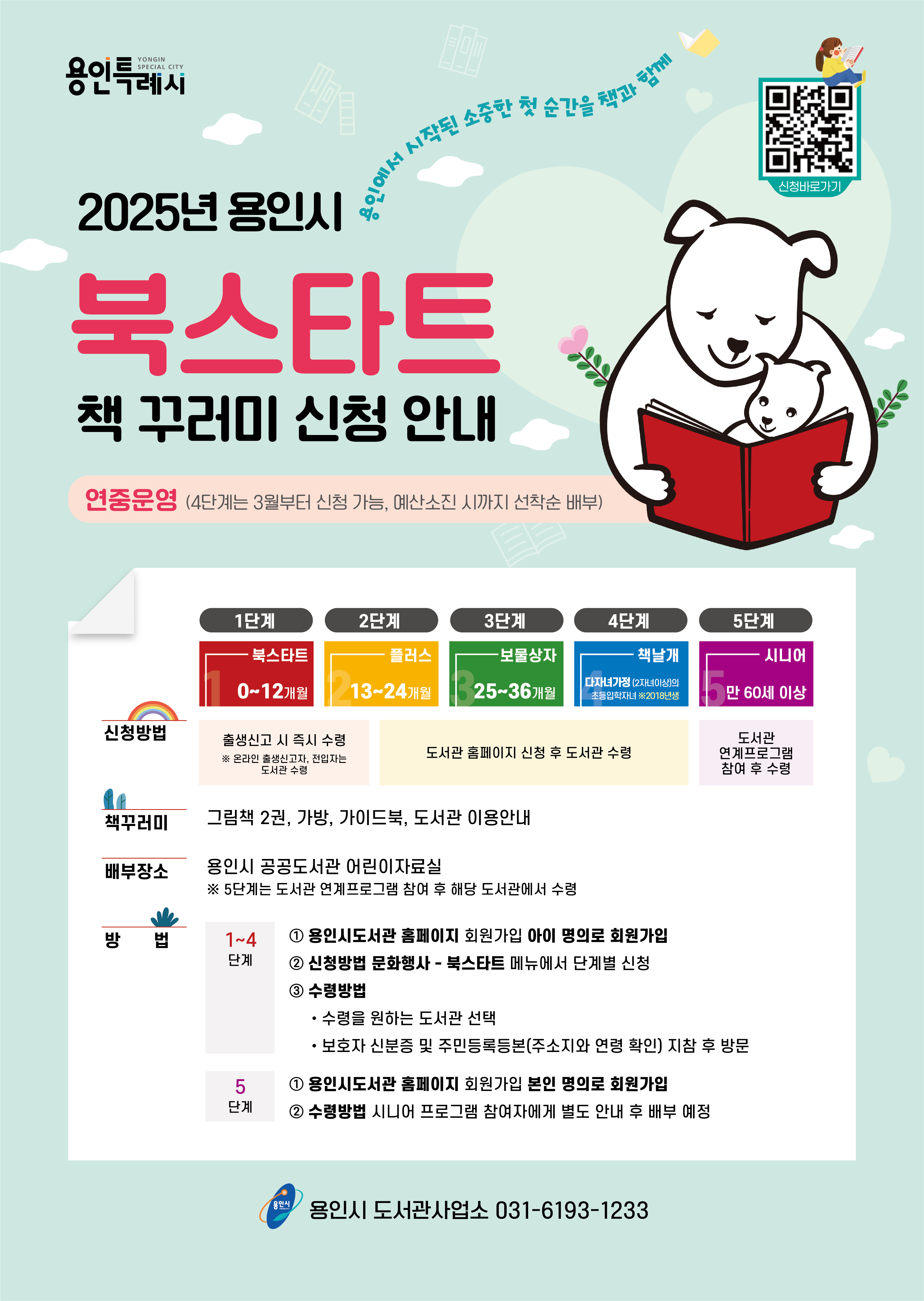 용인특례시, 어린이와 어르신 대상 독서문화 조성 위한 북스타트 사업 진행