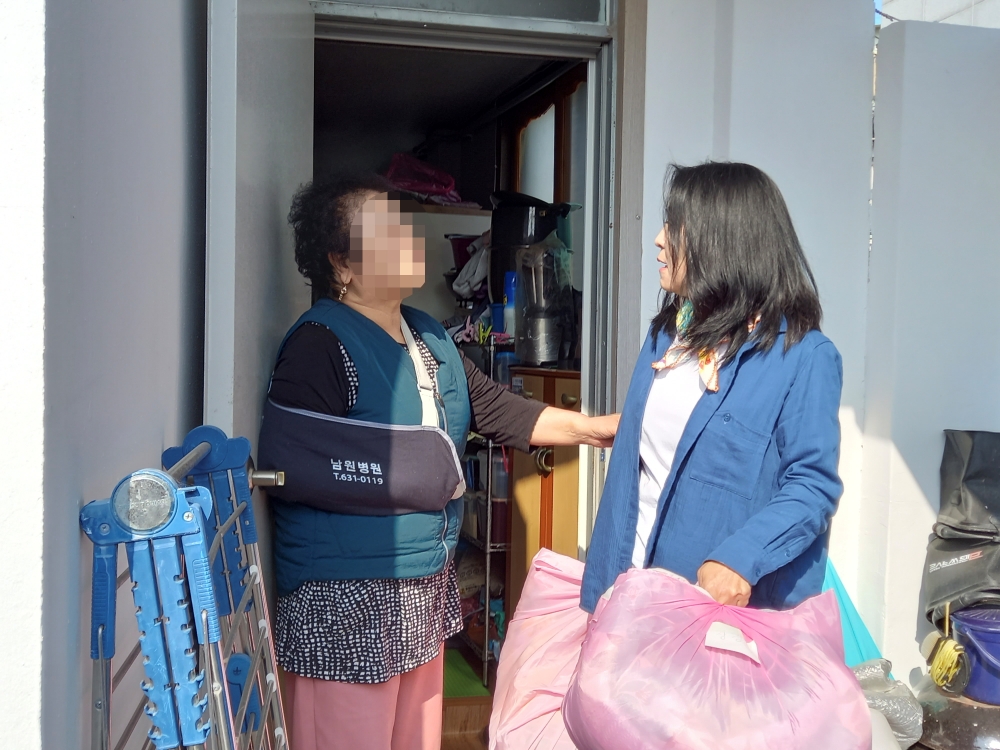 동충동, 1일 1가구 찾아가는 이불세탁서비스 실시