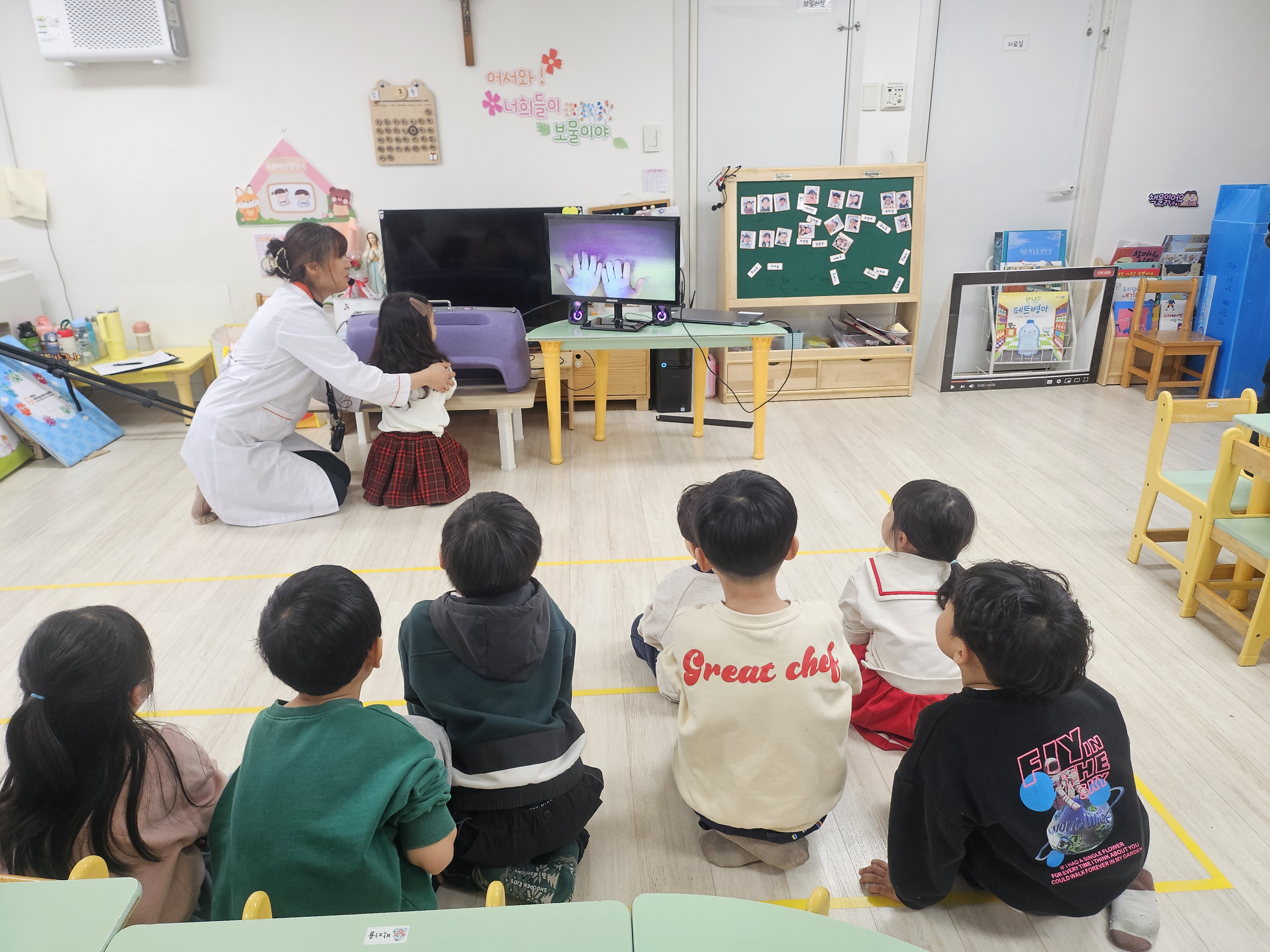 평창군 어린이급식관리지원센터, 찾아가는 어린이 식생활 개선 인형극 운영