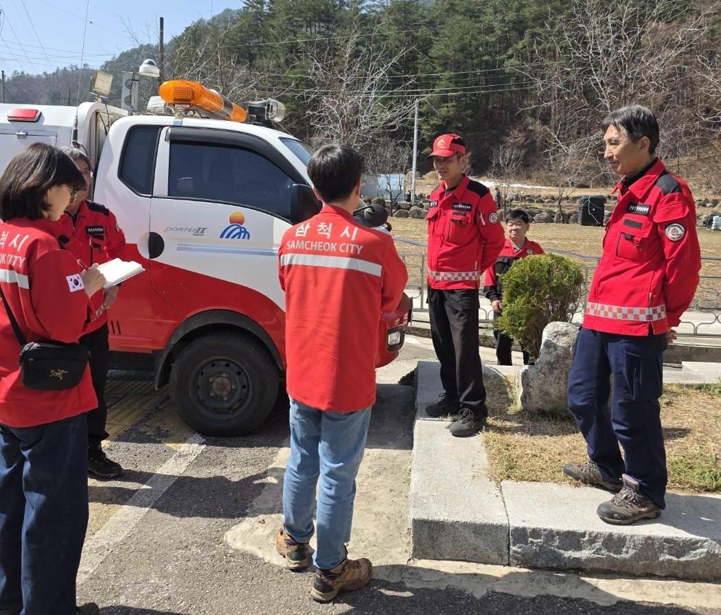 삼척시, 대형 산불 예방을 위한 선제적 산불 방지 활동 전개