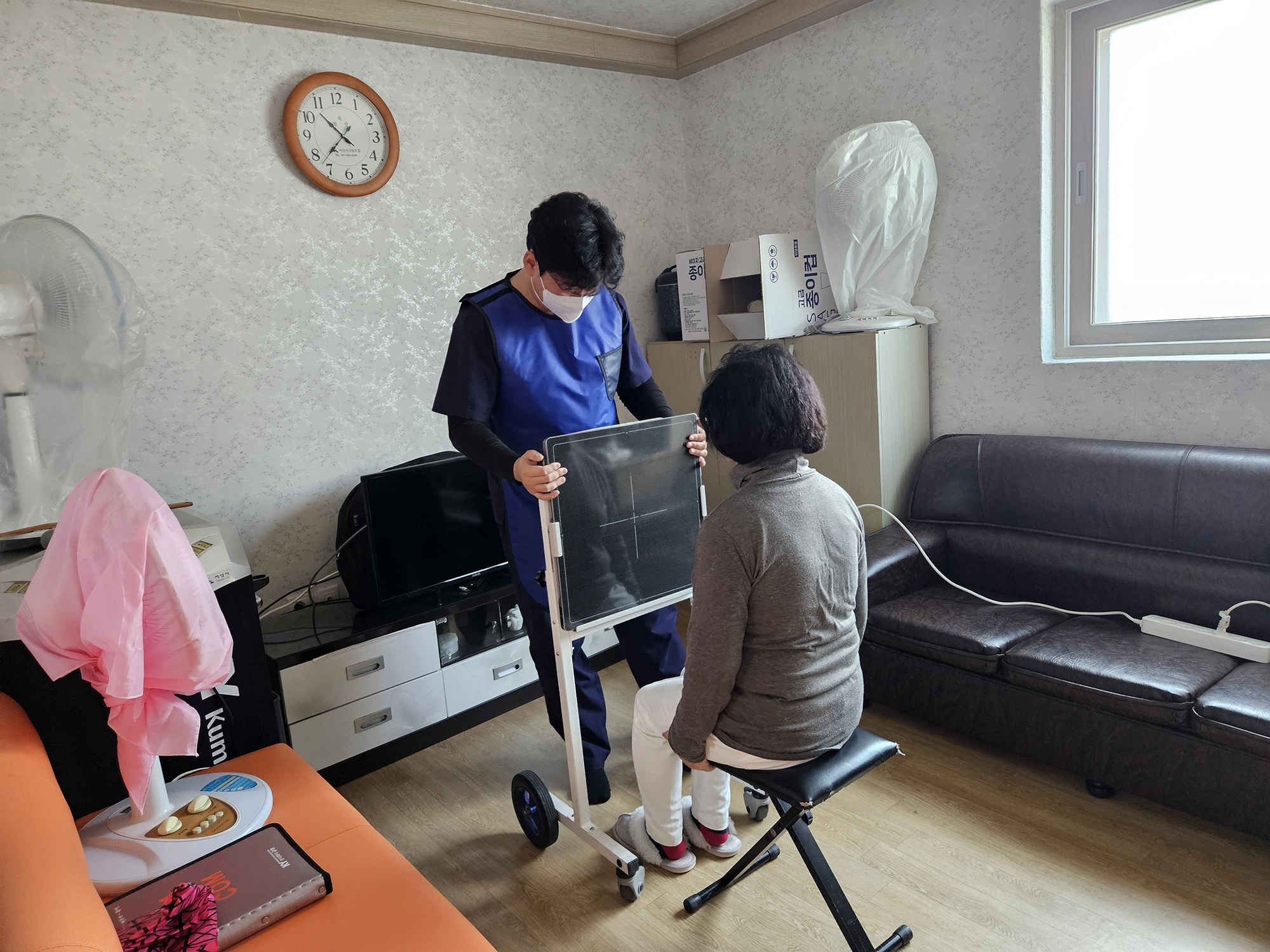 서산시, 상반기 찾아가는 노인 결핵 검진 실시
