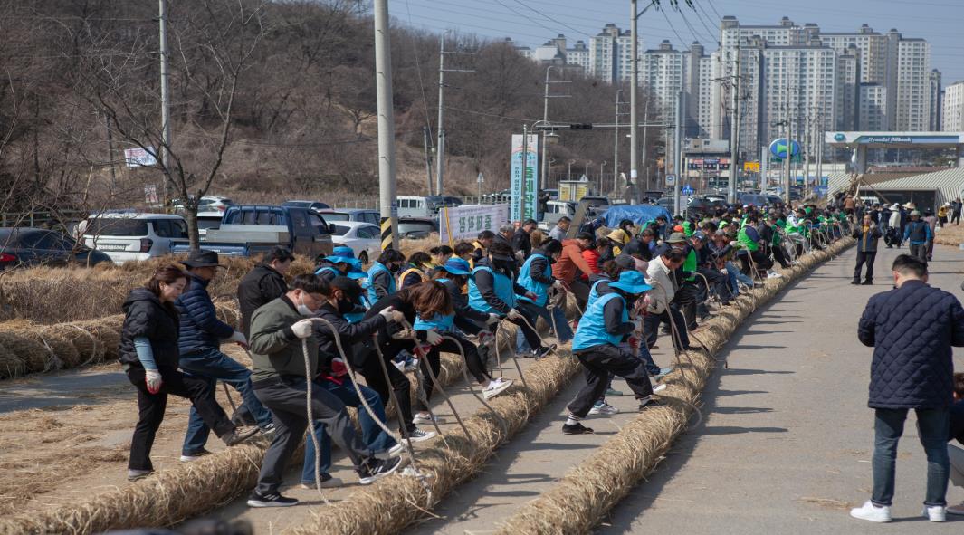 당진시, 2025 기지시줄다리기 축제 개최 위한 큰 줄 제작