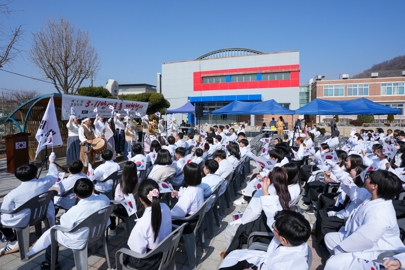 온양6동 주민자치회, 제4회 3.11 만세운동 재현행사 개최