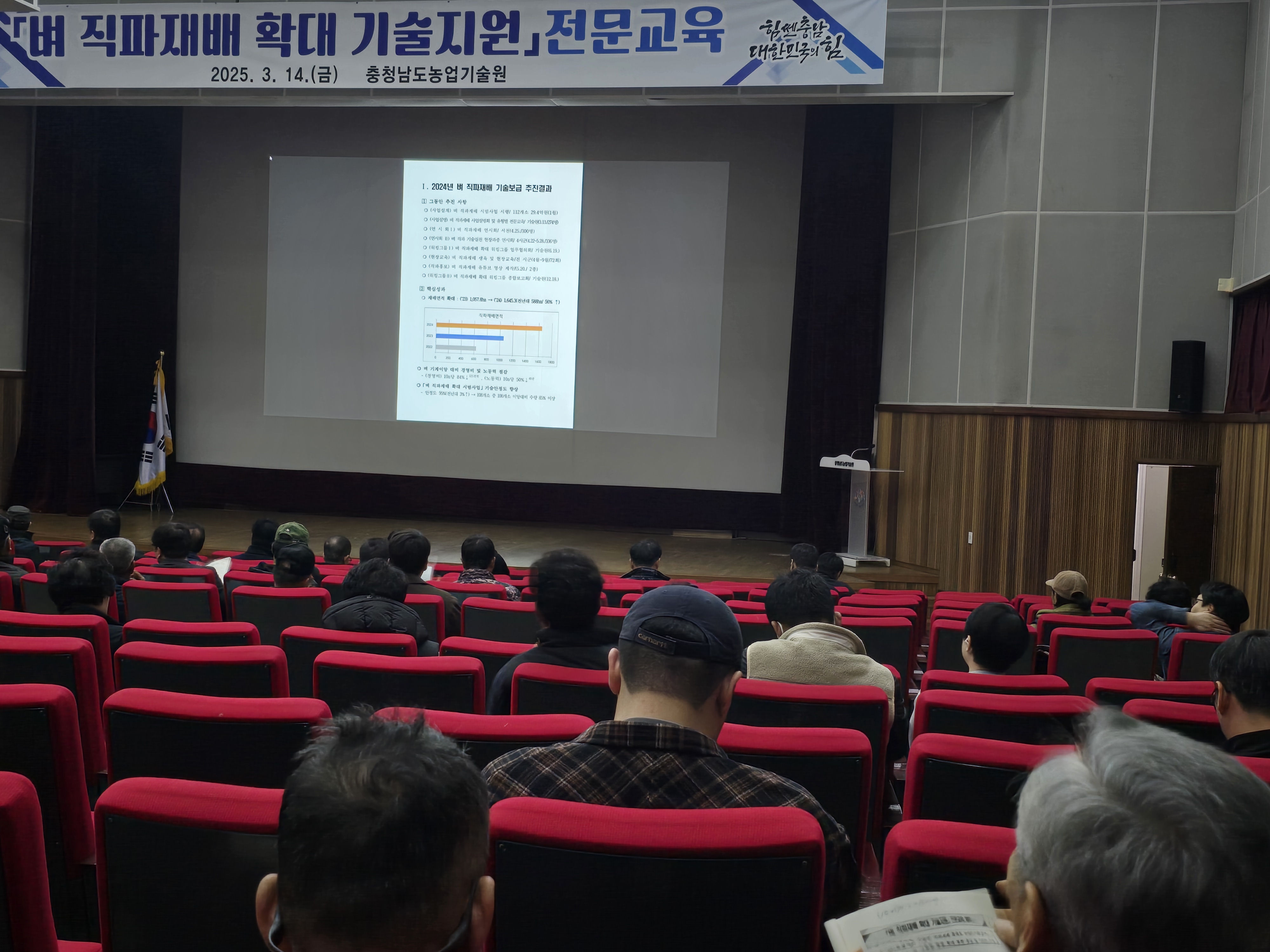 ‘벼 직파 재배기술’ 확산 총력