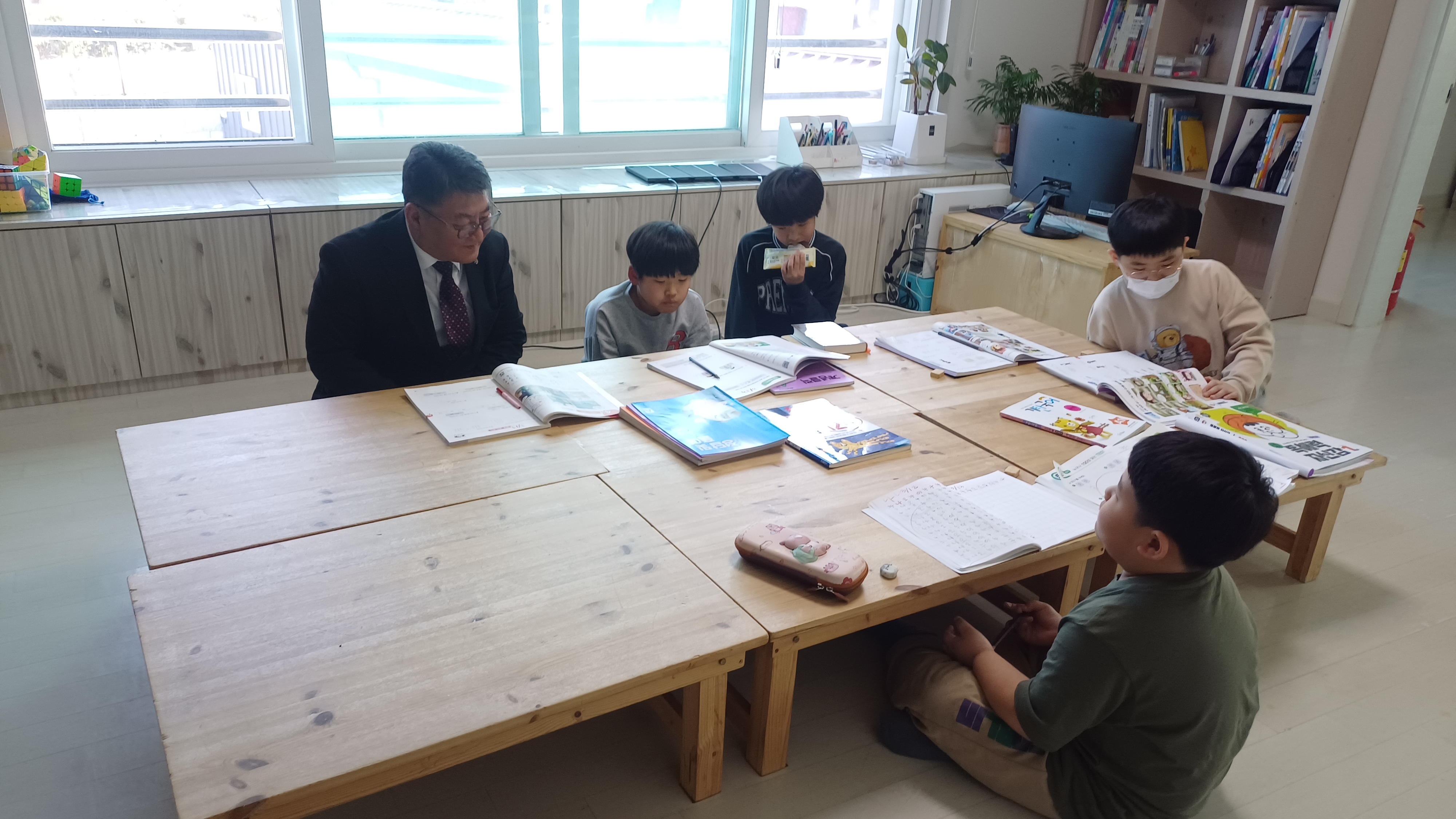 금산군 금산읍, 금산읍 지역아동센터 8개소 방문
