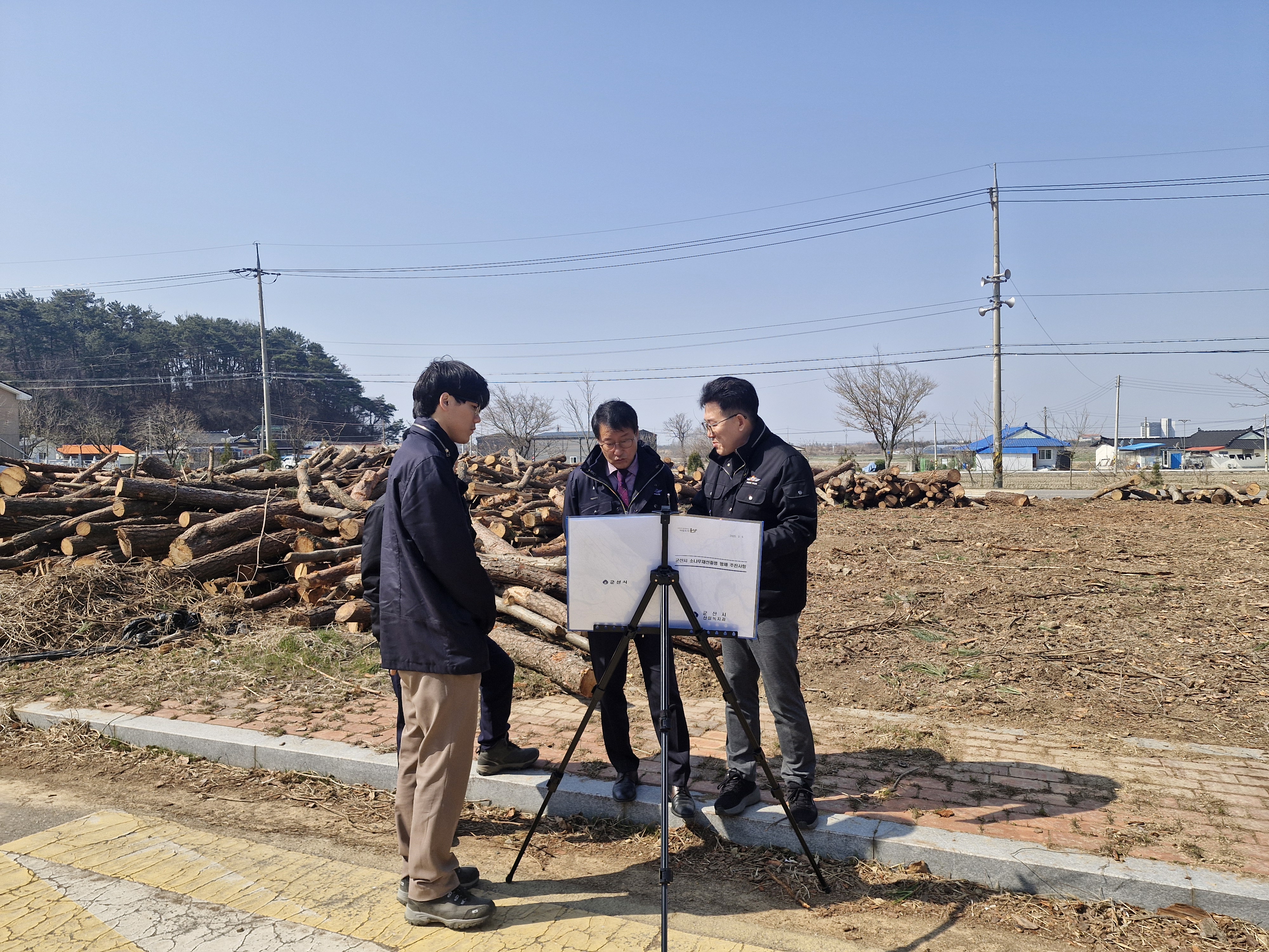 김영민 부시장, 소나무재선충병 방제지 현장 점검