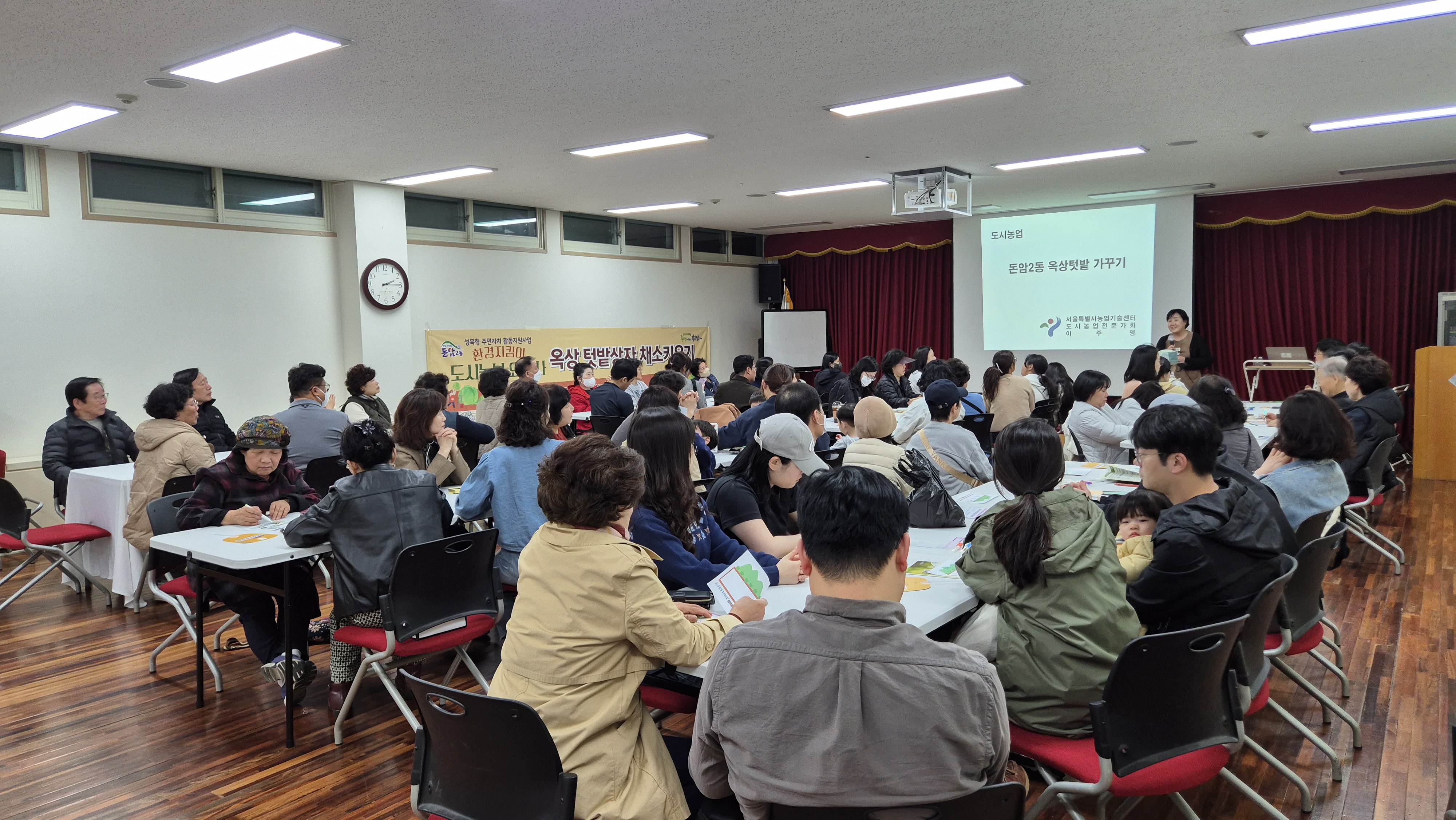성북구 돈암2동, 도시농부요리사로 변신! 채소 키우며 환경 지켜요
