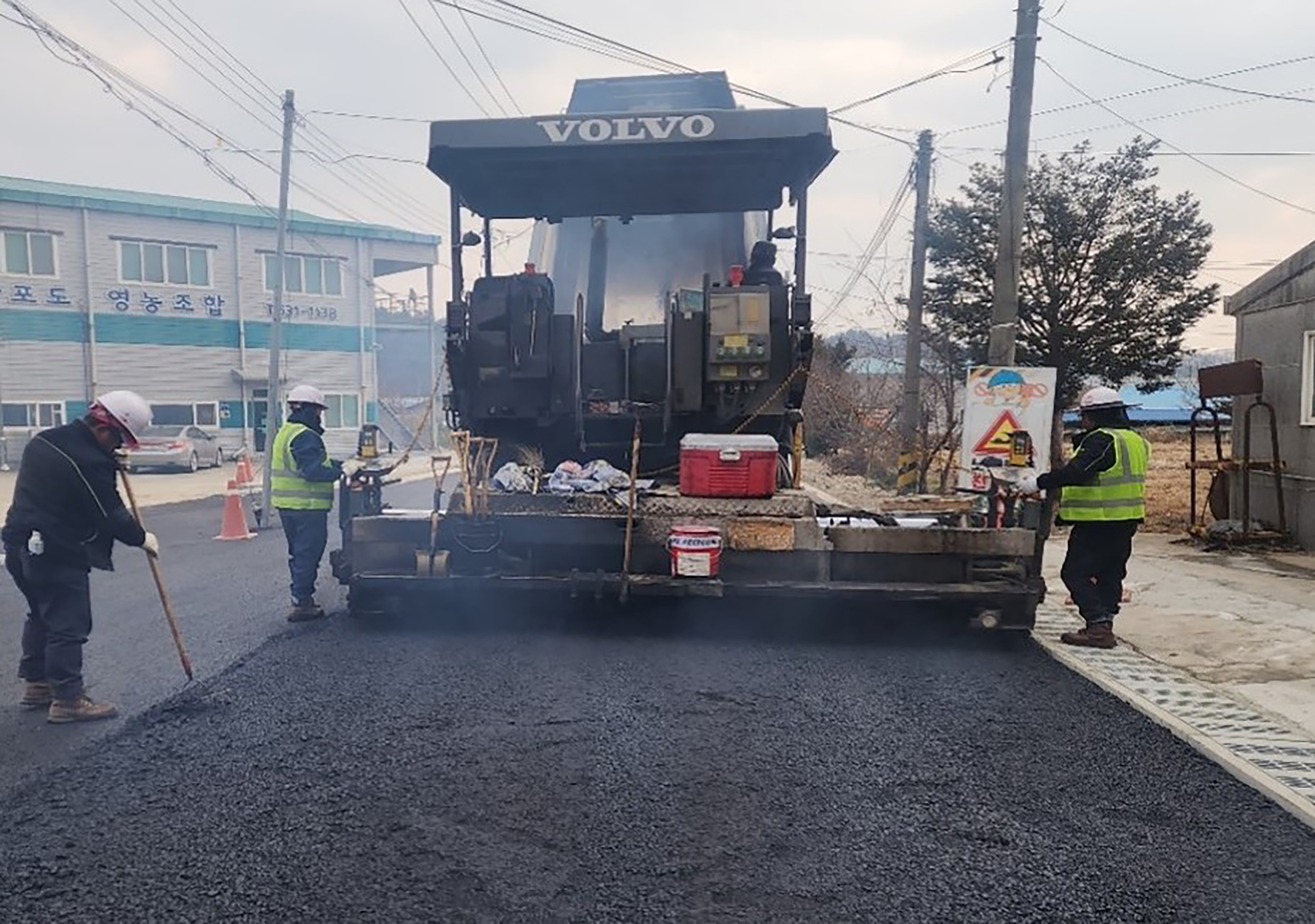 영주시, 시가지 도로 아스콘 덧씌우기 포장 실시