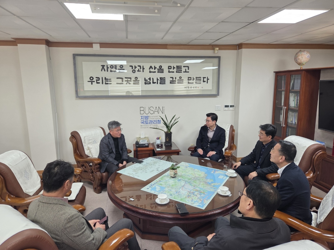 김광열 영덕군수, 부산국토관리청 찾아 현안사업 논의