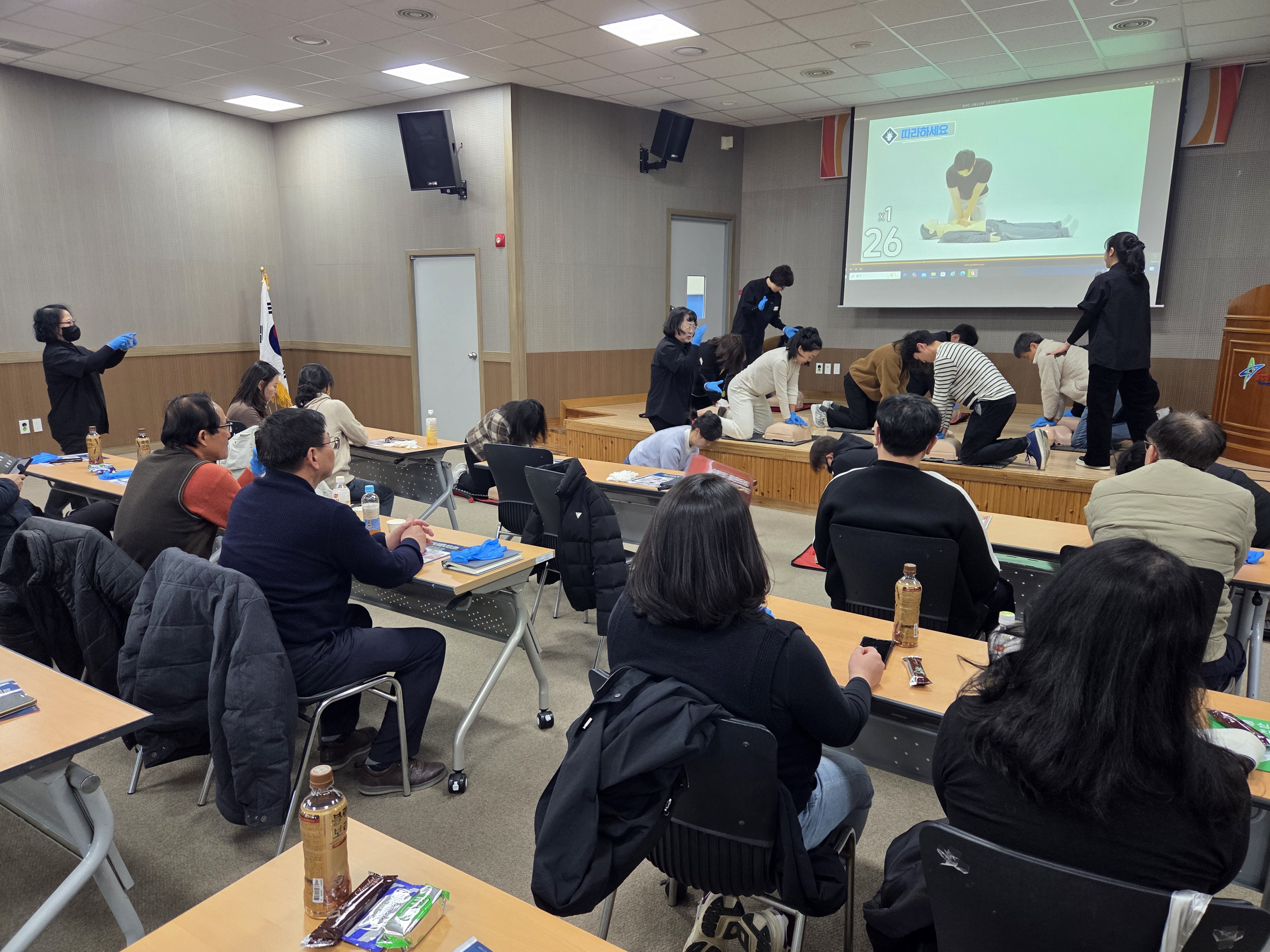 영천시보건소, 자동심장충격기 관리책임자 대상 심폐소생술 교육 실시