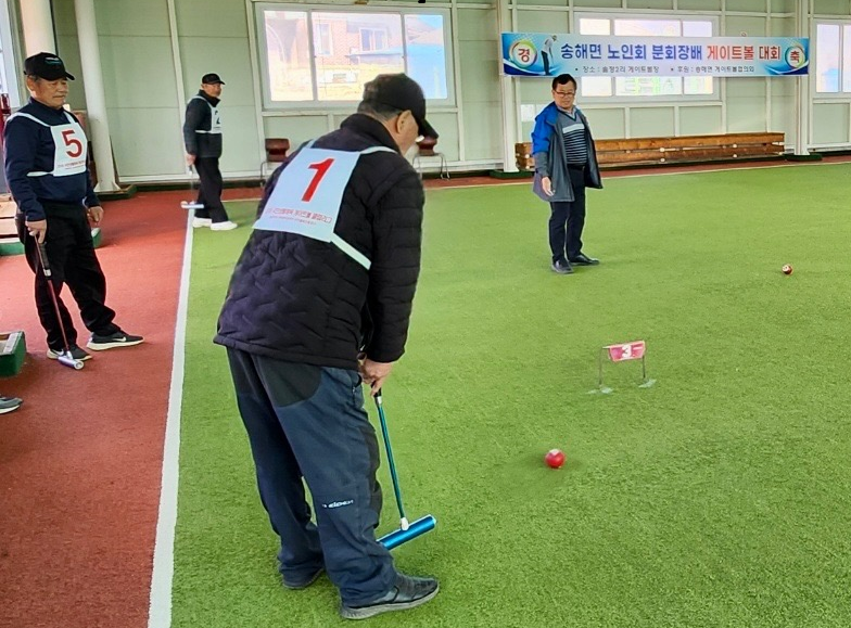 송해면, 노인회 분회장기 게이트볼대회 성료