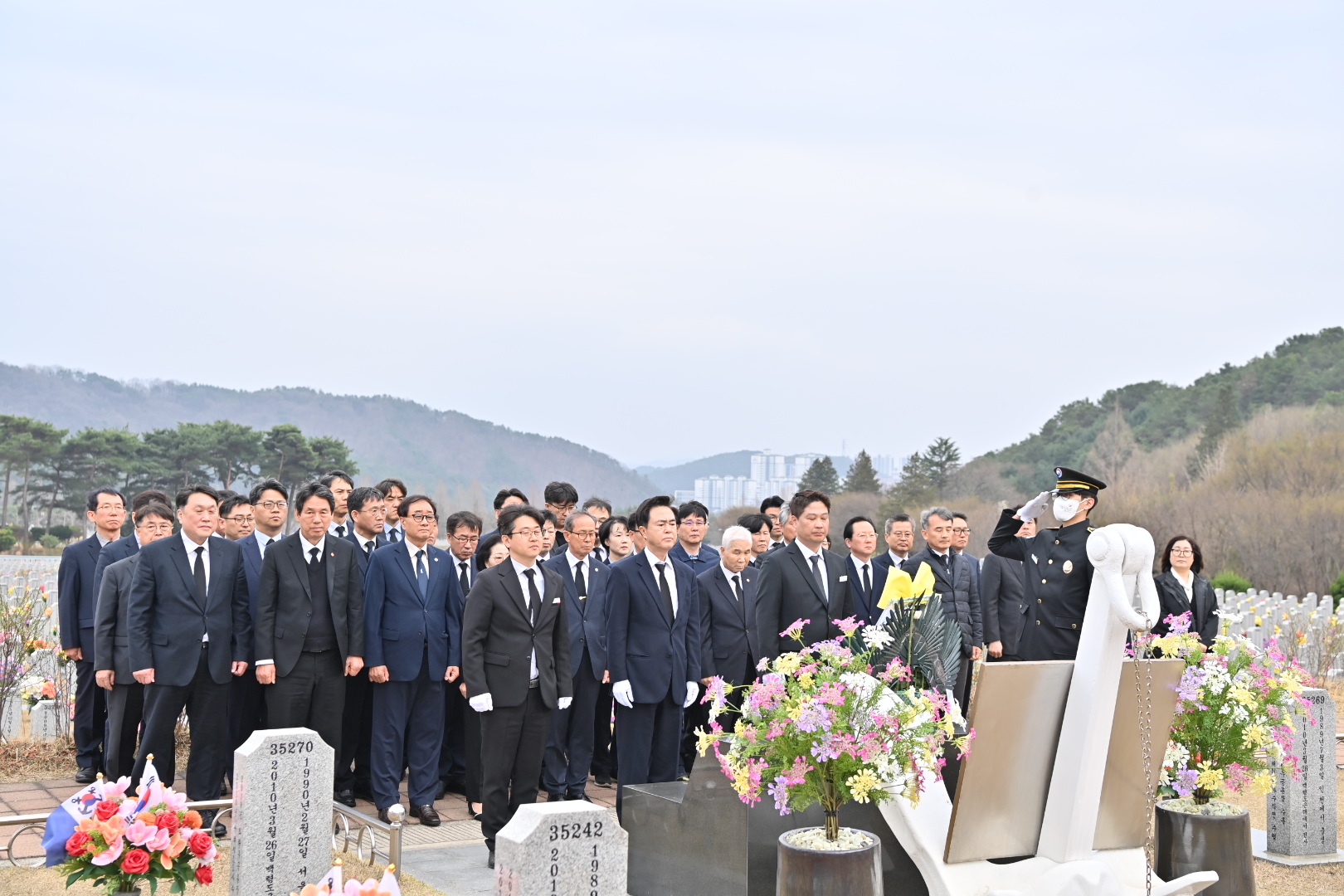 김태흠 지사 “서해 지켜낸 영웅들 잊지 않을 것”