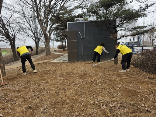 파주시 조리읍 행복마을관리소, 관내 자투리땅에 쌈지정원 조성