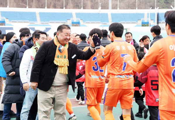 파주시민축구단, 2025 케이(K)3리그 홈 개막경기…시민과 함께한 축제의 장