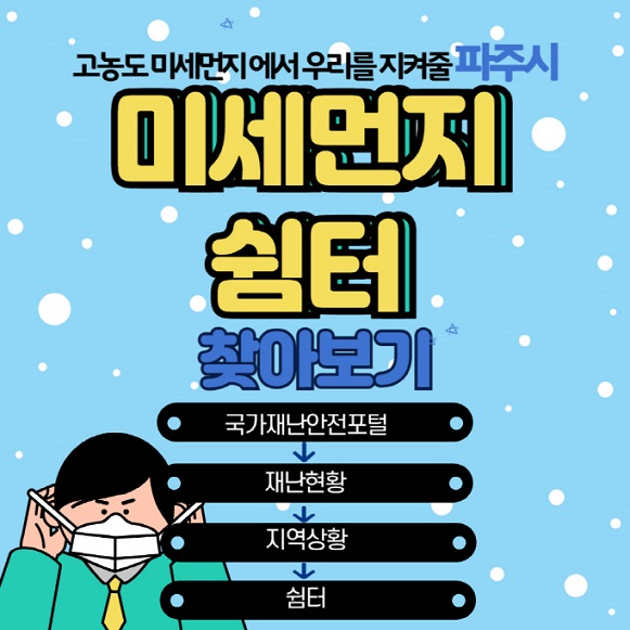 파주시, 계절관리기간 미세먼지 쉼터 현장점검 실시