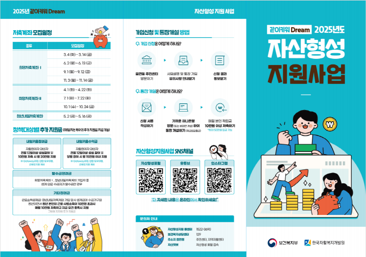 파주시, 4월 22일까지 ‘희망저축계좌Ⅱ’ 신청자 1차 모집