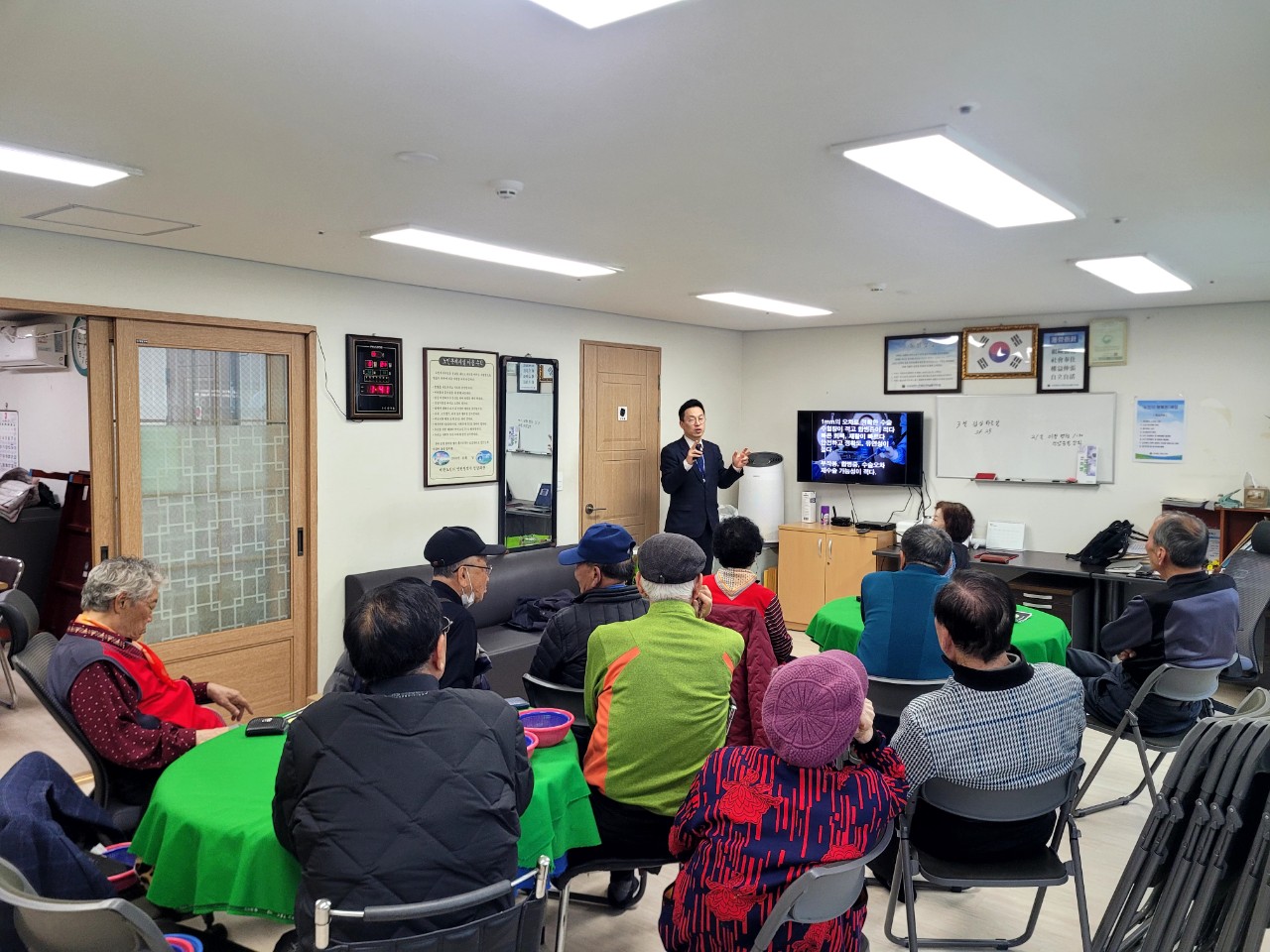 만수3동, 이왕병원와 연계해 찾아가는 경로당 건강강좌 실시
