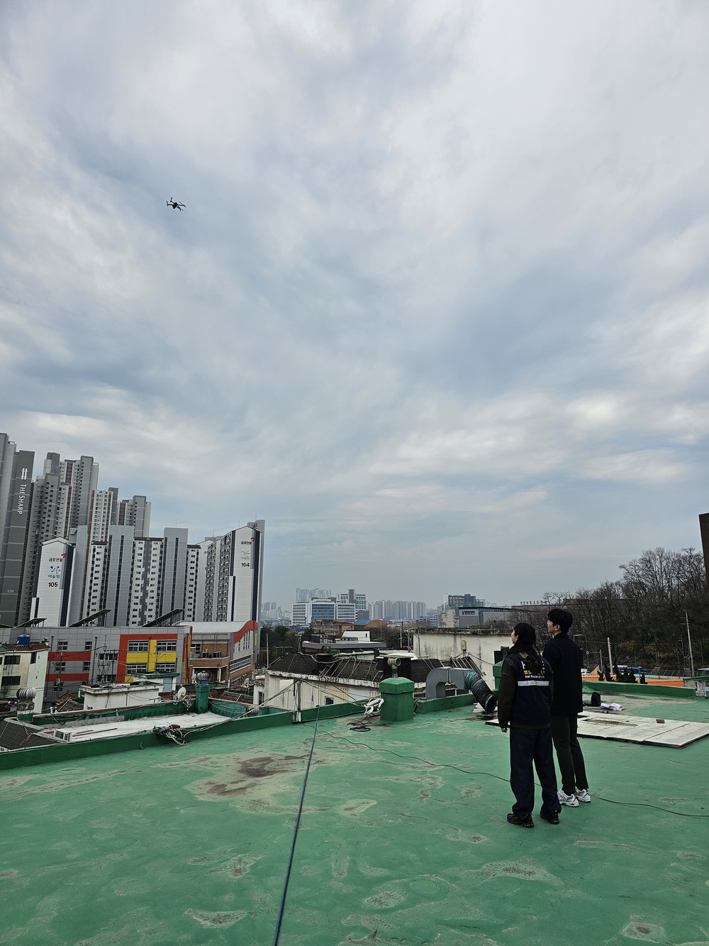 부평구,‘드론을 활용한 재개발구역 범죄 및 안전사고 예방활동’ 실시