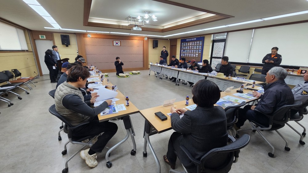 화도면, 이장단 대상 소방안전교육 실시