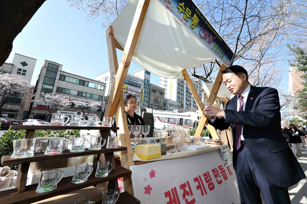 인천 동구, 벚꽃 개화기 맞아 ‘수문통 벚꽃 FESTA’ 개최