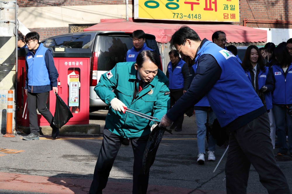 인천 동구자원봉사센터, 지역단체와 마을 환경정화 활동