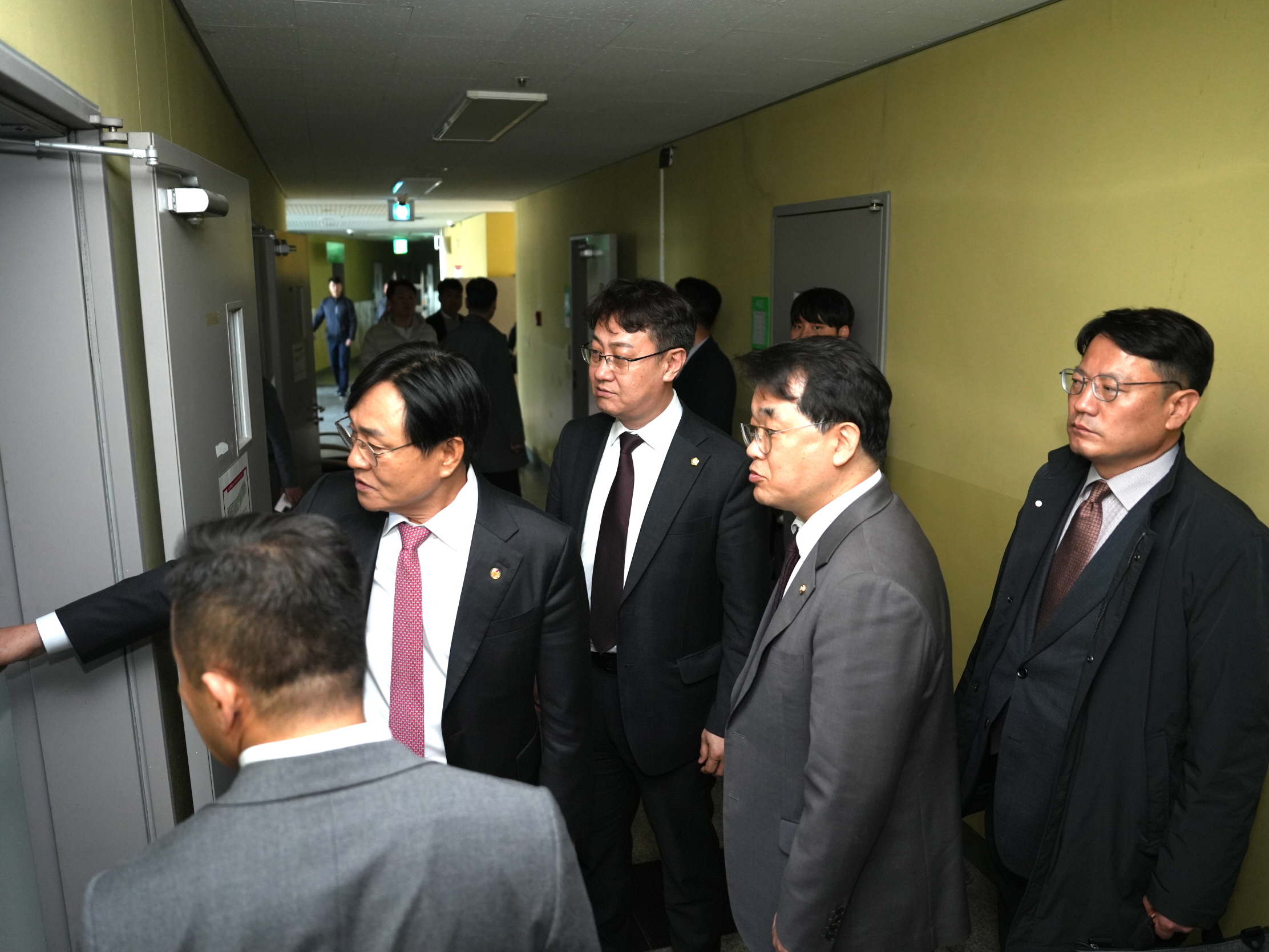 박용철 강화군수, 고교 기숙사 화재 현장 긴급 점검