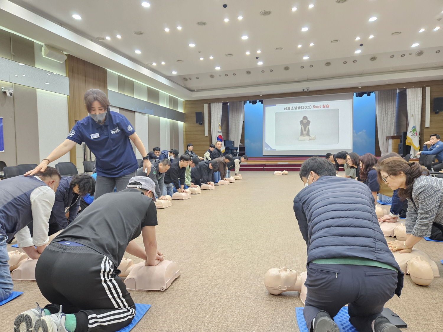 의왕시, 현업업무 종사자 대상 심폐소생술 등 응급처치 교육 실시