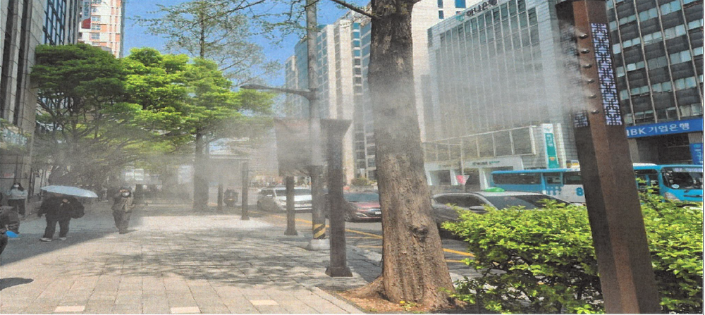 부산 중구, 쿨링포그 설치로 무더위 해소 도움 기대