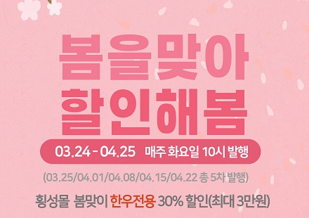 2025년 횡성몰 상반기 기획전 진행