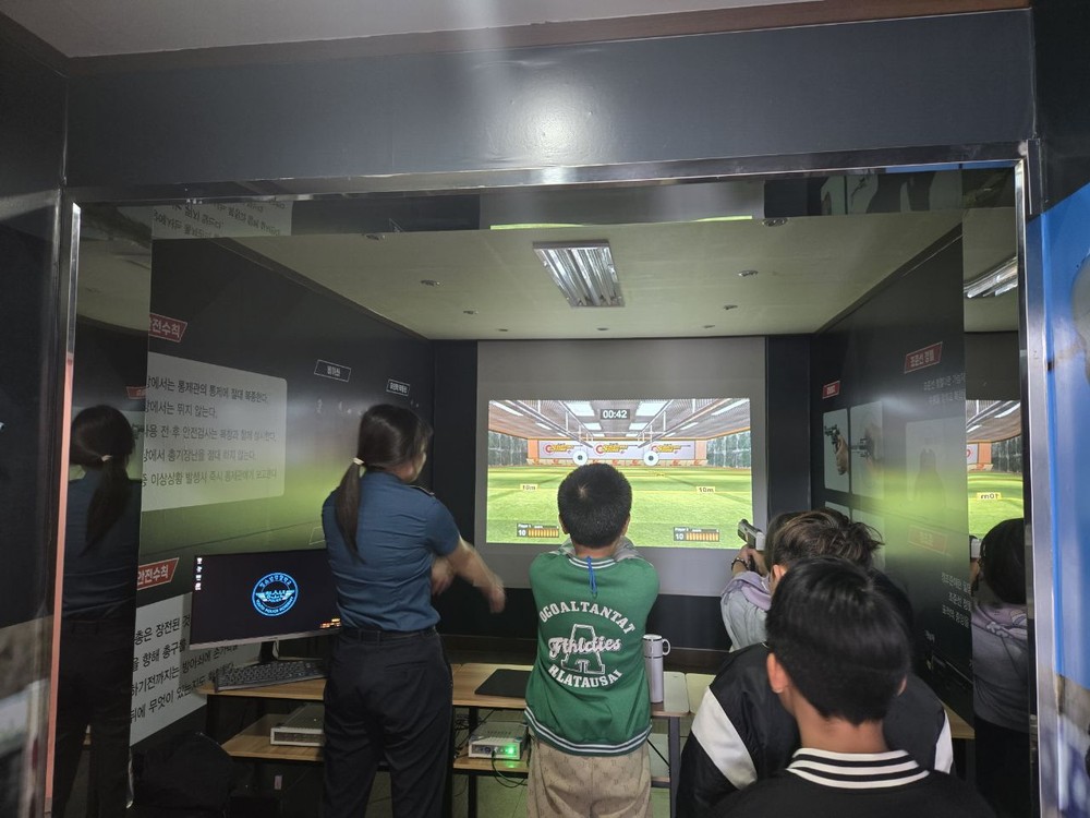 사하구 장림1동 마을품 보둠교실, 청소년 경찰학교 탐방 실시