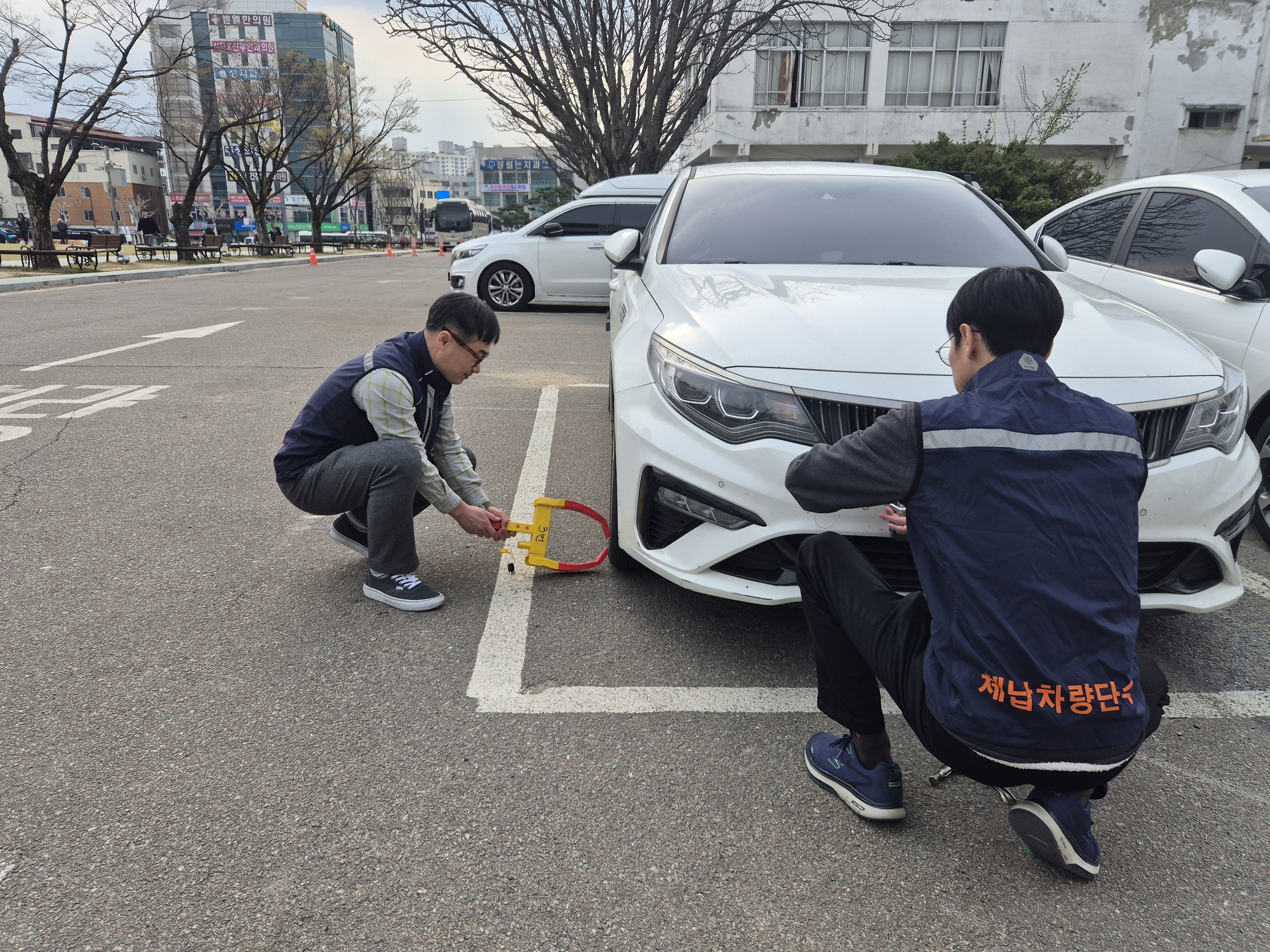 청주시, 교통과태료 체납차량 번호판 영치 실시