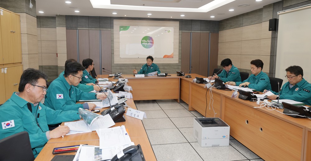 청주시, 여름철 대비 침수예방사업 추진상황 점검회의 진행