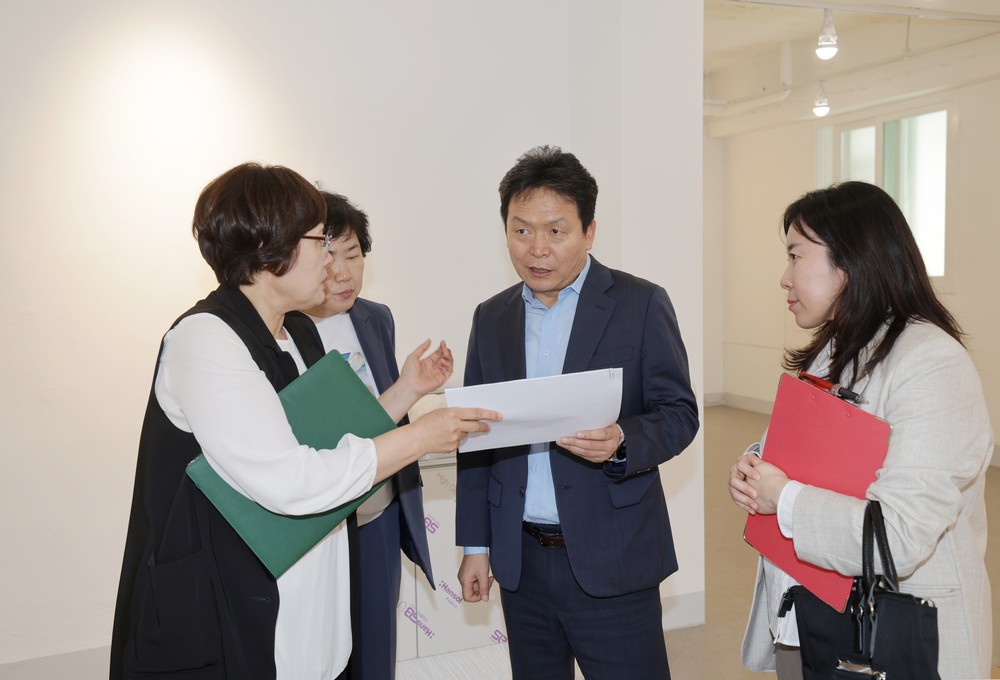 신병대 청주부시장, 송정근로자종합복지관 운영 현장 점검