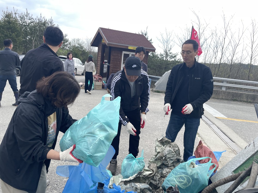 강릉시 상하수도사업소, 상수원보호구역 환경정화 실시
