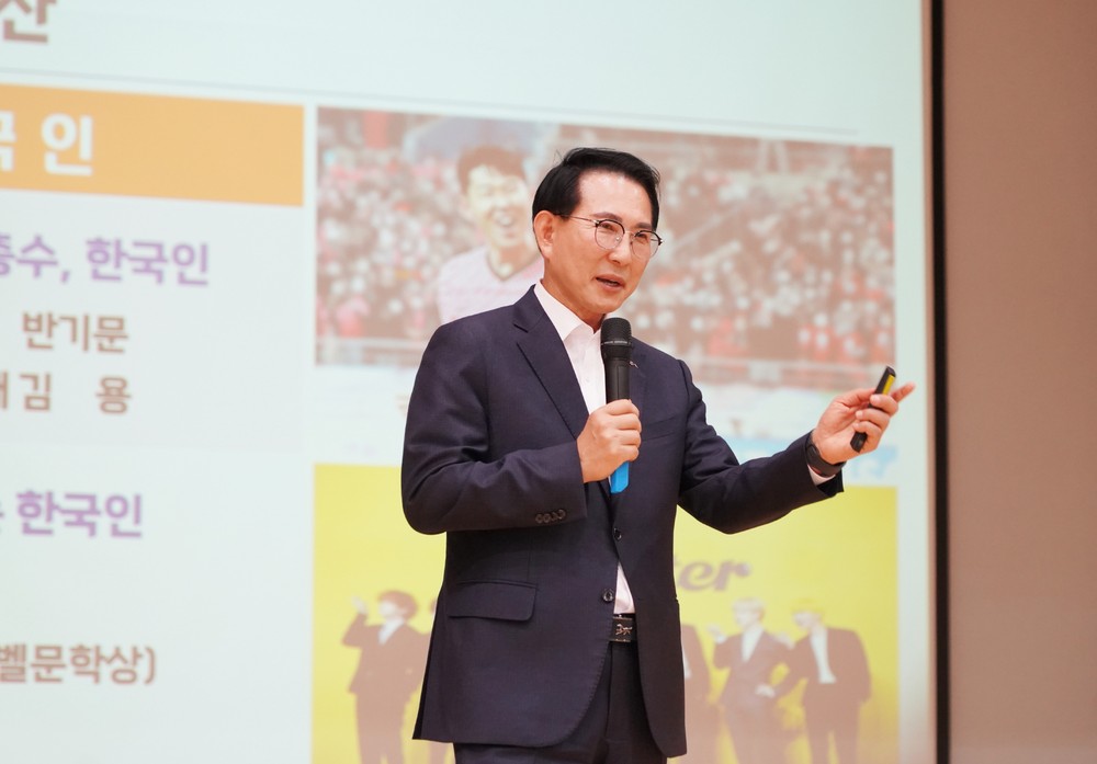 이완섭 서산시장, 서산공업고등학교 대상 진로 특강 진행