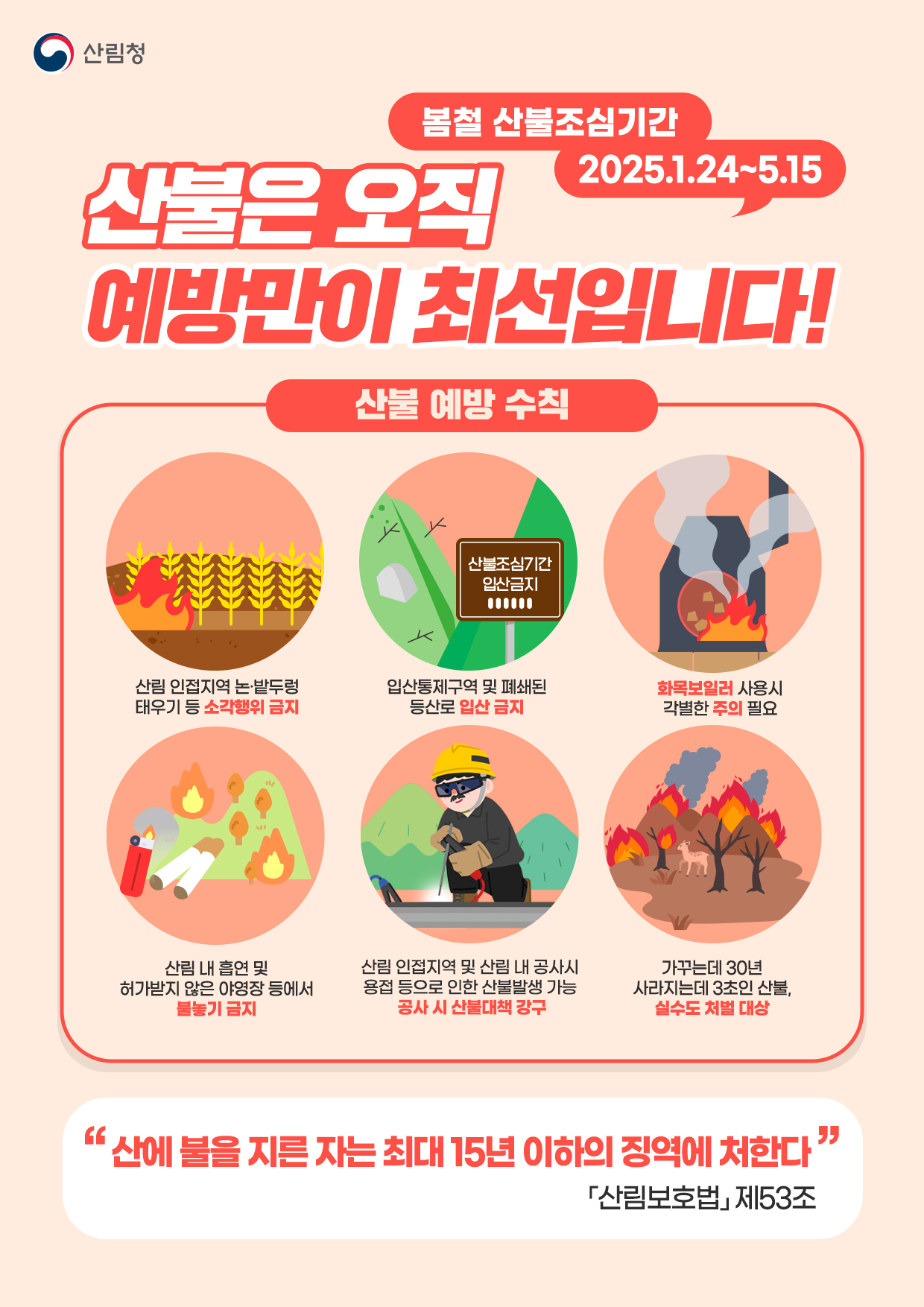 전주시, 청명·한식 앞두고 산불위험 예찰 단속 강화