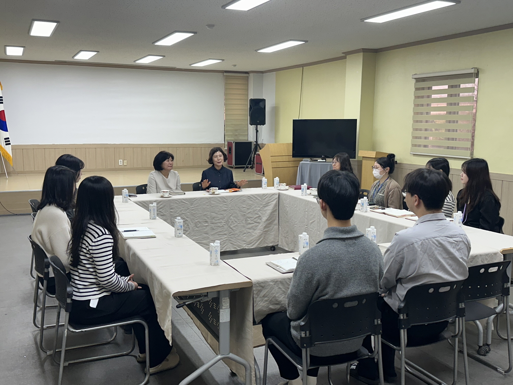 영인면 행정복지센터, 아산종합사회복지관과 복지간담회 가져