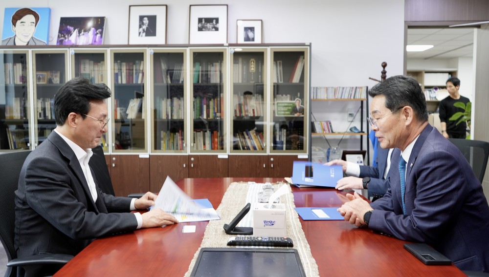 권익현 부안군수, 국회 방문 국가예산 등 현안 건의