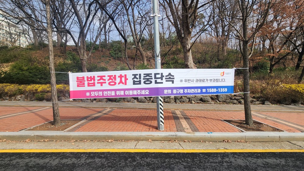 4일부터 13일까지 남산 불법주정차 특별단속 실시