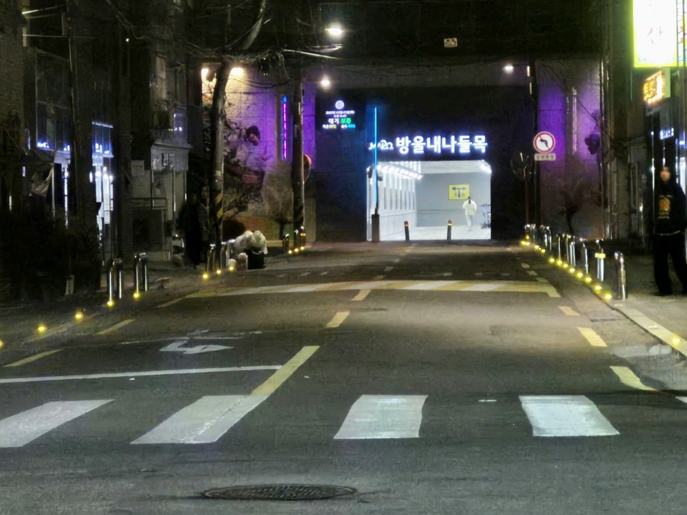 마포구, 방울내 나들목~망원시장 태양광 LED표지병 설치