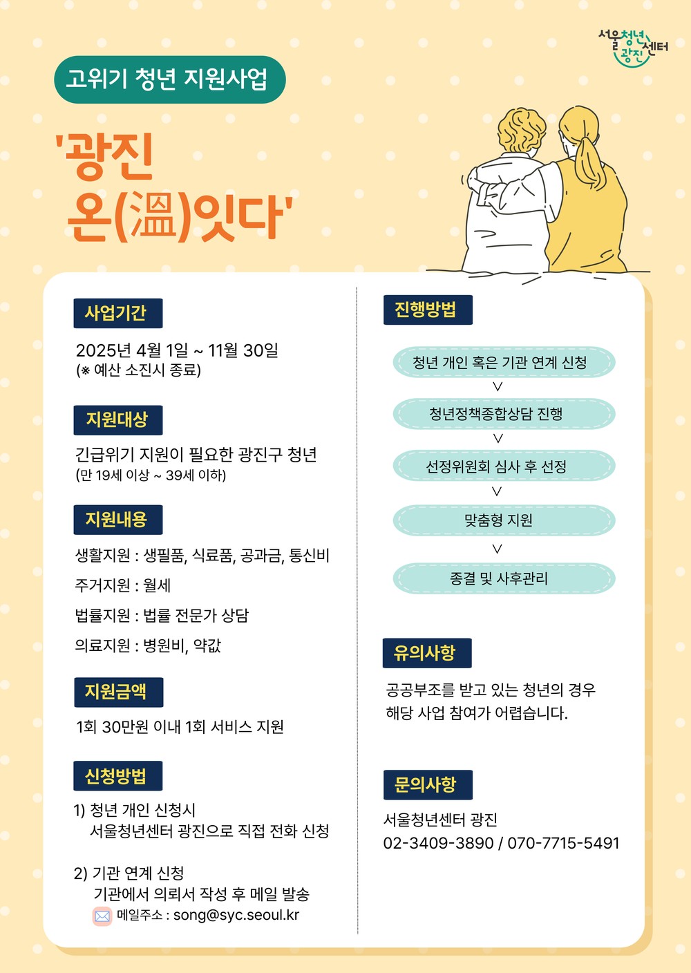 광진구, 위기 청년 위한 맞춤형 복지 지원 ‘광진 온(溫)잇다’ 운영