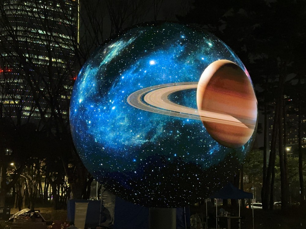 송파의 새 명물 ‘더 스피어(The Sphere)’…외국인 인플루언서 팸투어 진행