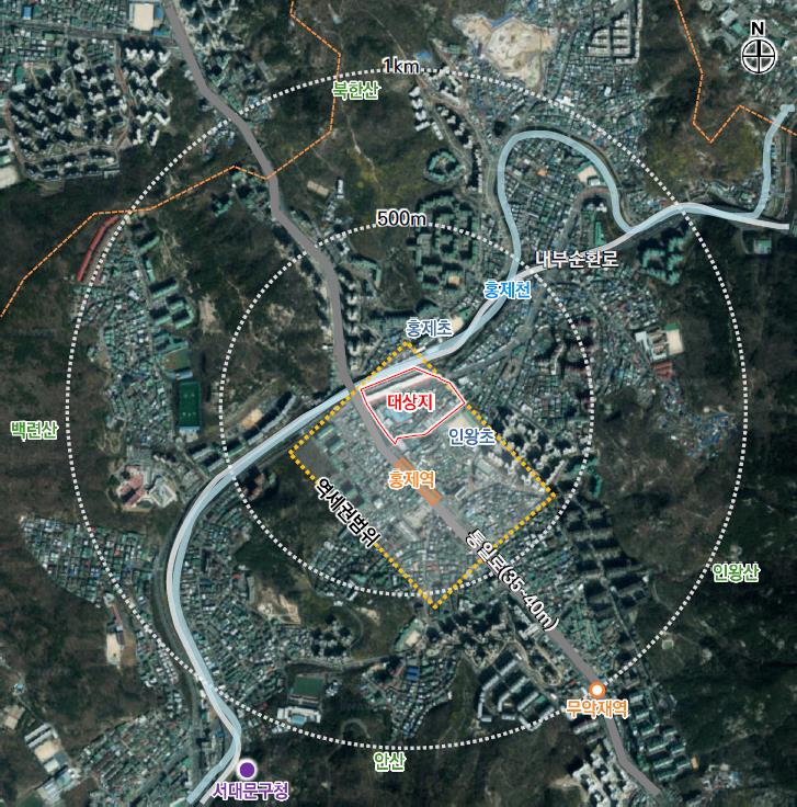 55년 된 홍제동 유진상가(맨션) 일대, 서울 서북권 랜드마크 탈바꿈