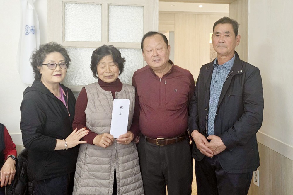청송 파크골프 비봉클럽, 산불 피해 회원 위로금 전달로 ‘훈훈한 정’ 나눠