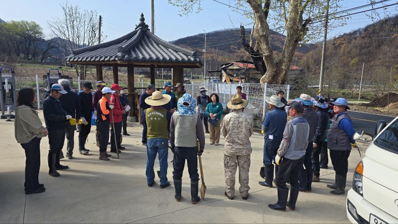 상주시 농촌지도자회, 산불피해 입은 안동시 영농지원 봉사활동